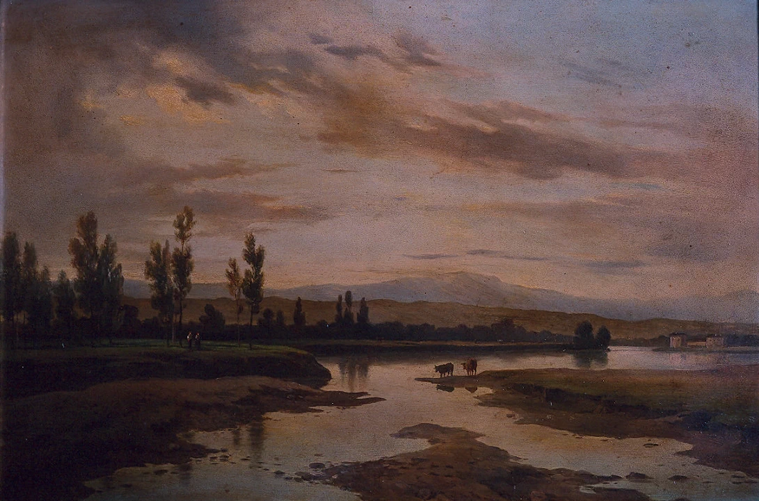 Torrente Parma presso il ponte Dattaro - Galleria Nazionale di Parma